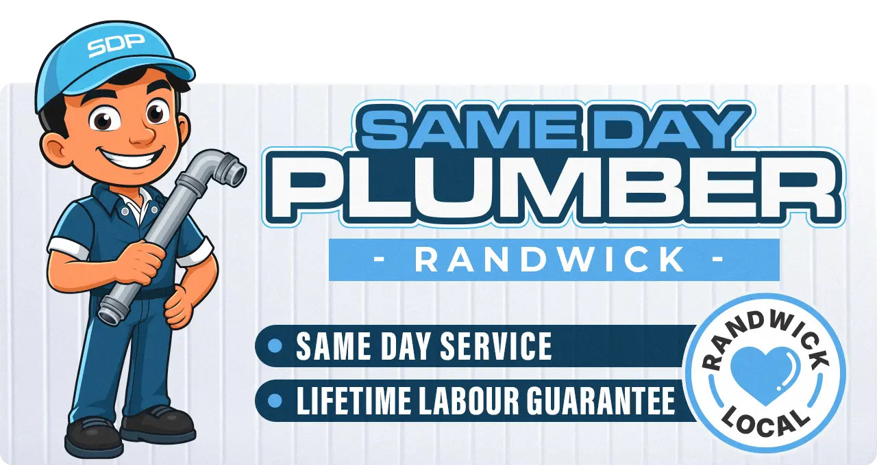 Same Day Plumber Web Graphic Randwick